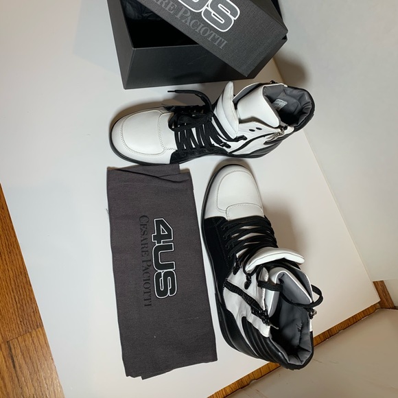 4US Cesare Paciotti Hightop Sneakers - Picture 2 of 7